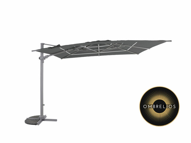 JARDITECK: Parasol ventilé déporté anti-UV Cygnus