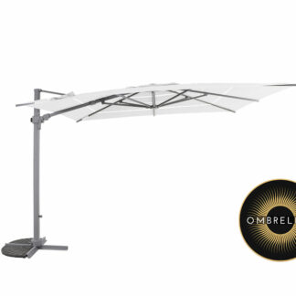 Parasol ventilé déporté – Cygnus Beige Lin