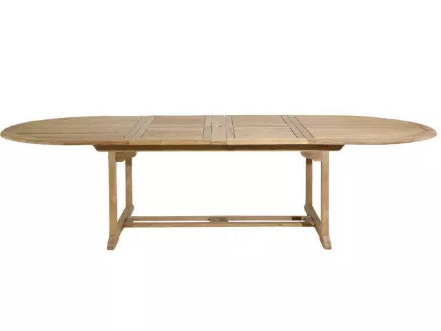 JARDITECK: Table extensible 3m en Teck Magnolia