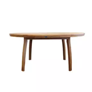 Découvrez notre superbe table ronde en teck grade A - Suroh. Fabriquées avec le bois de teck de la plus haute qualité, notre table apporte à la fois élégance et durabilité à votre espace de vie.
