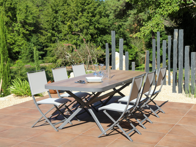 JARDITECK: Chaises pliantes en Aluminium Koge