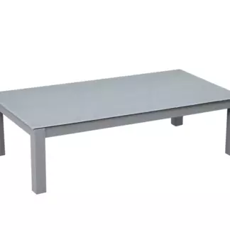 table basse en aluminium